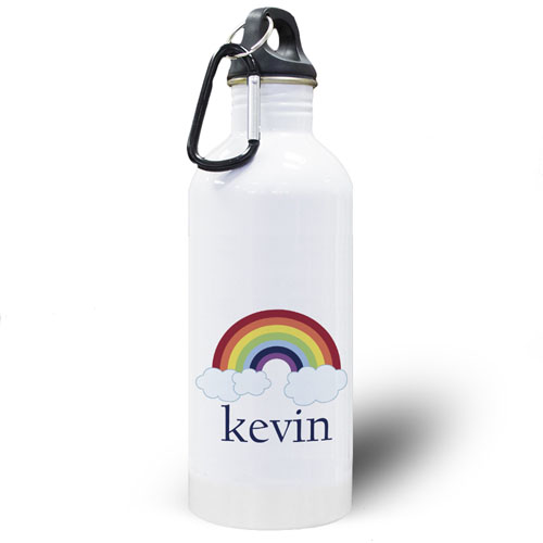 Personalized Photo Rainbow Water Bottle