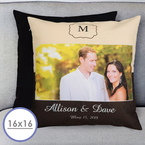 Wedding Day Personalized Pillow Cushion Cover 16