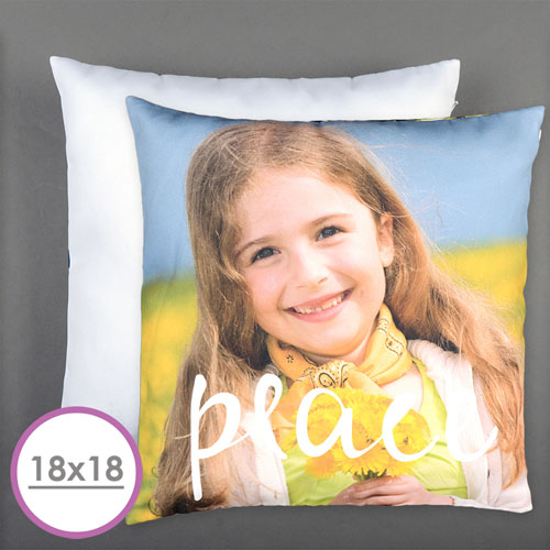 Peace Personalized Pillow Cushion (18 Inch) (No Insert) 