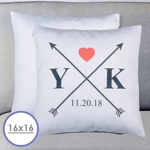 Wedding Arrow Personalized Pillow Cushion Cover 16