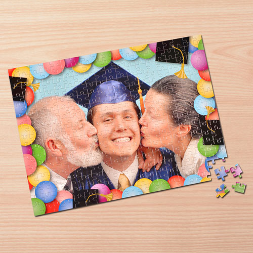 Custom Large Photo Jigsaw Puzzle, Graduation