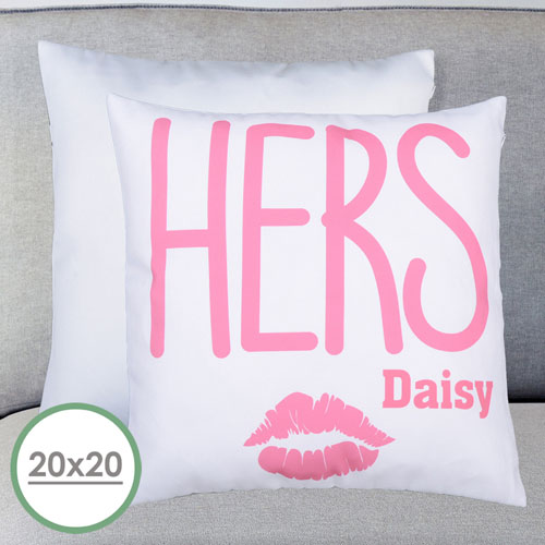 Her Personalized Large Pillow Cushion Cover 20
