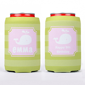 Strip And Whale Personalized Can Cooler
