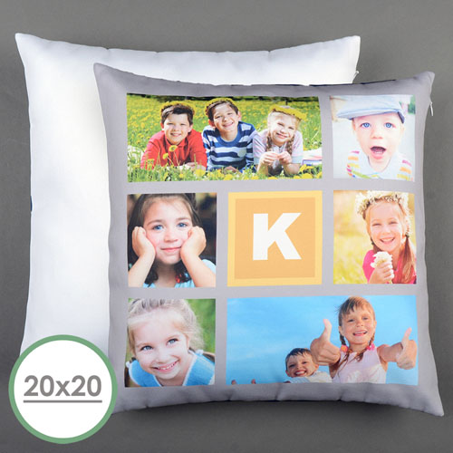 Lemon Collage Personalized Large Pillow Cushion Cover 20