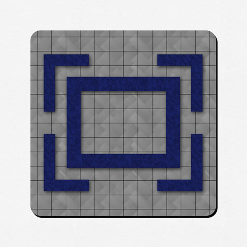 Custom Design 18X18 Game mat