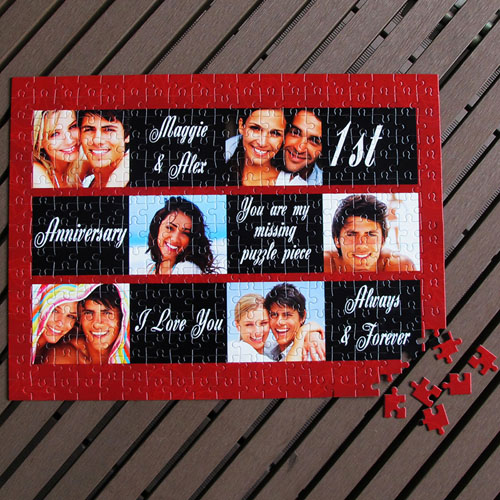 Personalized Photo Collage Puzzle Romantic Gift Favors