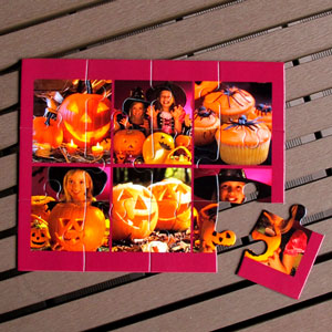Personalized Photo Puzzle Halloween Gift Party Favors
