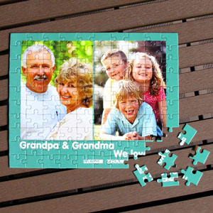 Personalized Photo Puzzle Grandparent's Day Gift