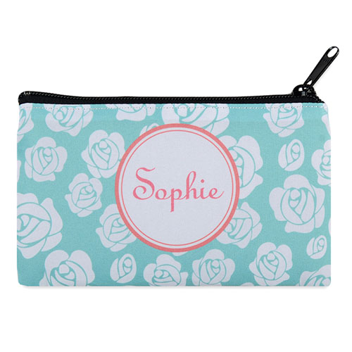 Cute Flower Personalized Cosmetic Bag 4X7