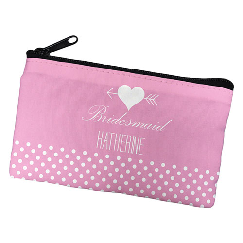 Arrow Heart Personalized Cosmetic Bag