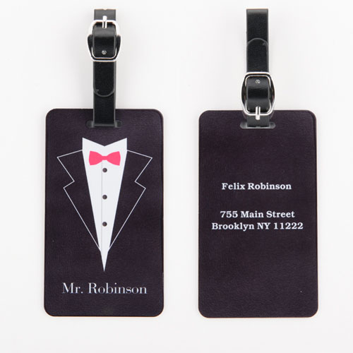 Mr. Personalized Wedding Luggage Tag