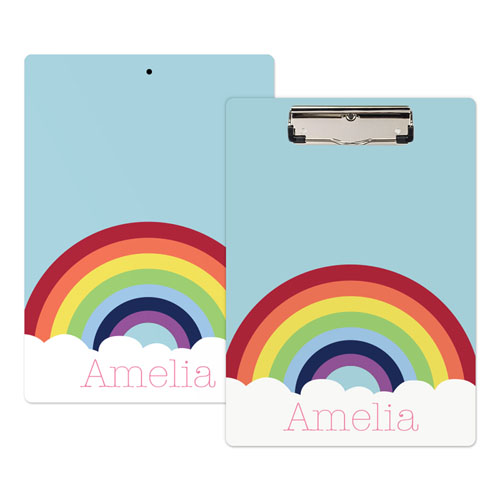 Rainbow Personalized Clipboard