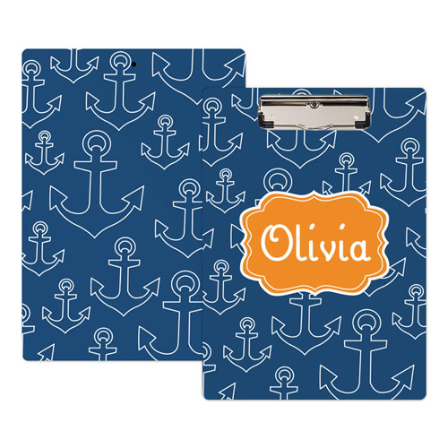 Nautical Personalized Clipboard