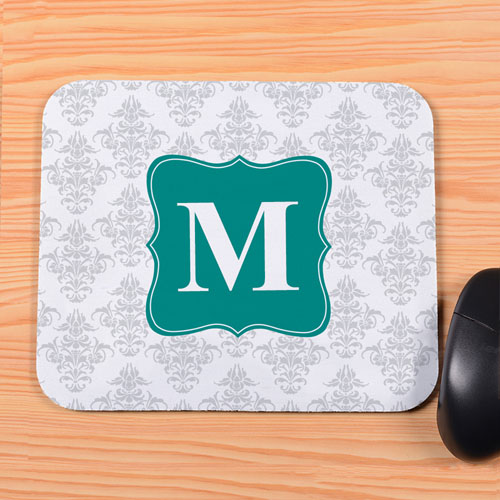 Silver Vintage Personalized Mousepad