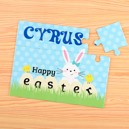 Happy Easter Persoanlzied Kids Puzzle