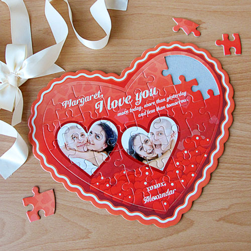 Personalized Heart Puzzles, All my Heart
