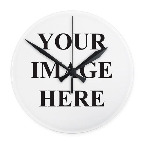 All Over Print Frameless Square Wall Clock, 10.75”