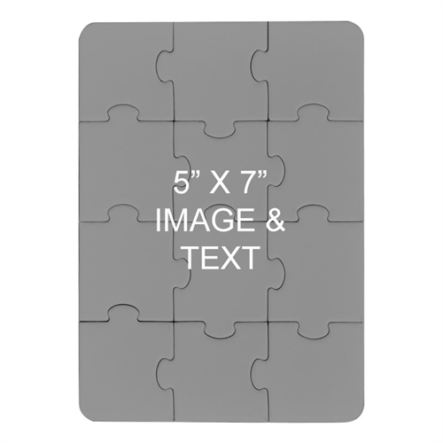 5”X7” Magnetic Personalized Puzzle, Portrait