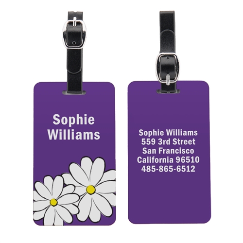 Daisy Personalized Luggage Tag