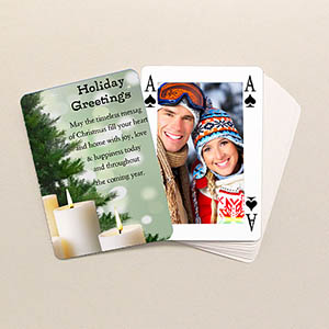 Bridge Style Custom Front and Back Playing Cards, Christmas Gifts