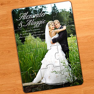 Wedding and Anniversary 5x7 Puzzle Invitation (Include Envelopes)