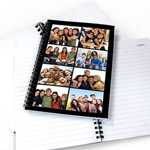 Black Eight Collage NoteBook