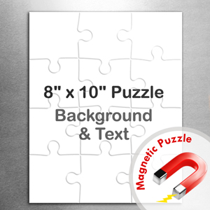 8x10 Magnetic Portrait Message Jigsaw Puzzle