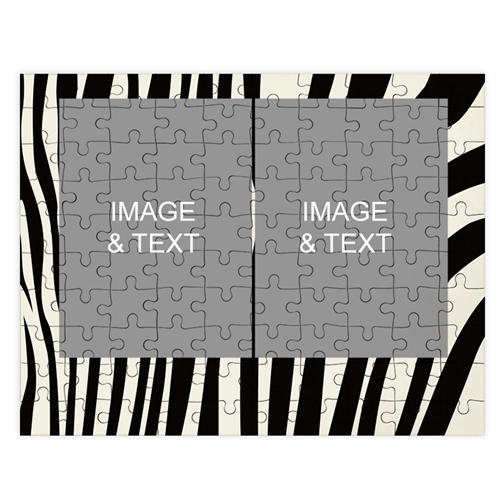 Two Collage Photo Jigsaw, Wild Patterns