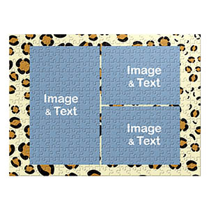 Three Photos Classic, Leopard Skin Pattern