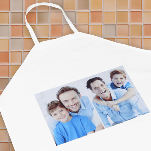 Two Collage Vertical Photo Apron, Adult