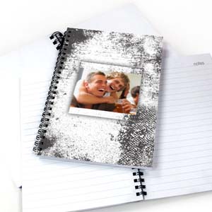 Modern White Texture NoteBook