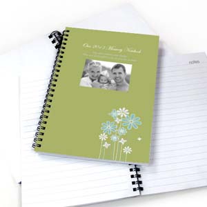 Modern Floral Photo Notebook