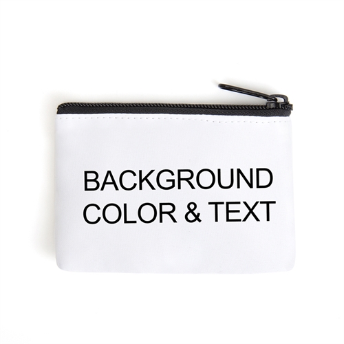 Color & Text Personalized Coin Purse (Different Design)