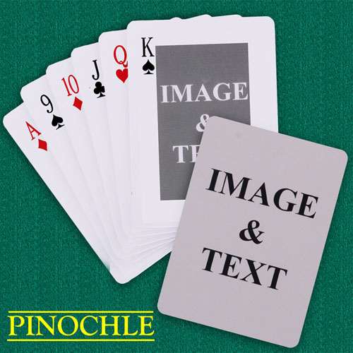 Classic Custom 2 Sides Pinochle Playing Cards