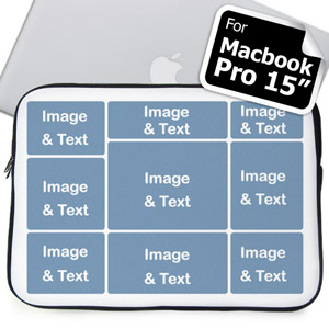 Nine Collage MacBook Pro 15 Sleeve (2015)