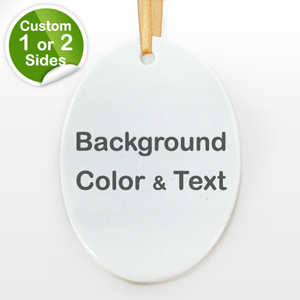 Your Text Personalized Oval (Custom 1-Side)