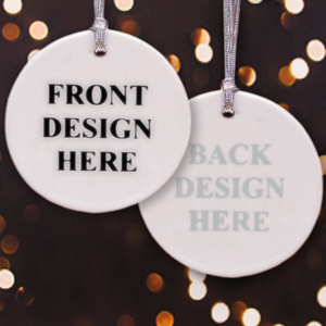 Custom Front & Back Round Ornament