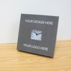 Custom Printed Your Design & Logo Desk Clock