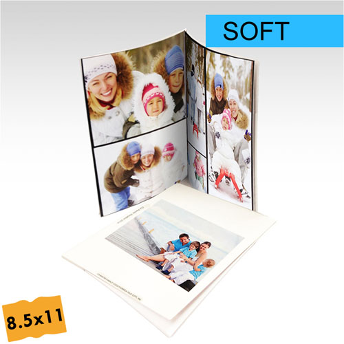 8.5x11 Portrait Custom Soft Cover