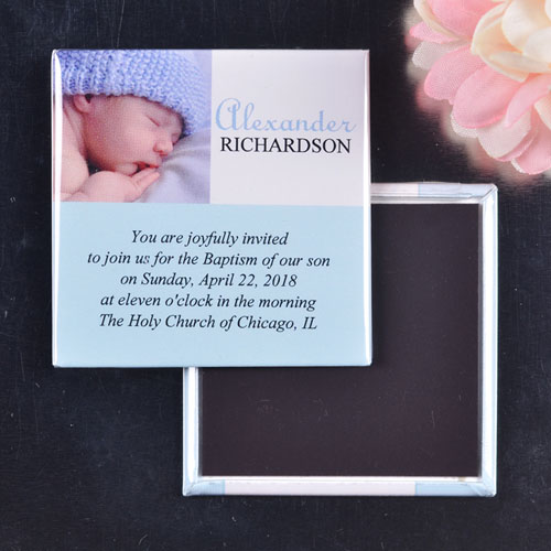 Blue My Baptism Day Announcement