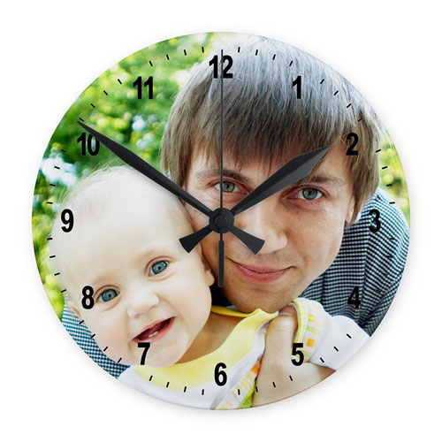 Print Your Photo Frameless Wall Clock