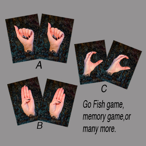 America Sign Language Dark ABCS