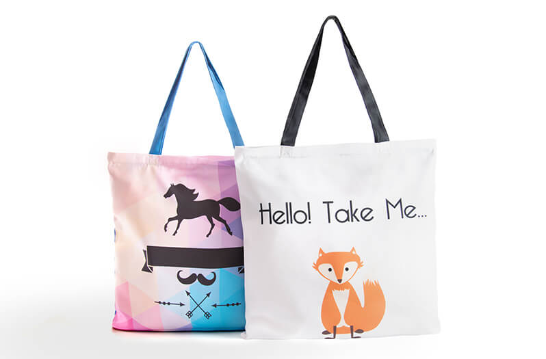 Personalized Everyday tote bags printed with your design